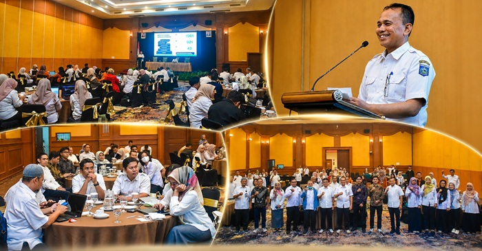 Suasana Lokakarya Perumusan Rancangan Akhir Dashboard Eksekutif Provinsi NTB, di Hotel Lombok Raya, Mataram, pada Rabu (19/8/2026).