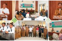 Suasana pembukaan Diklat KDKMP 40 Desa Berdaya Trasnformatif yang dirangkaikan dengan Launching Model Graduasi Kemiskinan Ekstrem Berbasis Koperasi Desa/Kelurahan Merah Putih (Model Graduasi) di NTB, yang berlangsung di Aula UPTD Balai Diklat Koperasi UKM Provinsi NTB, pada Selasa (18/8/2026).