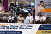Suasana FGD bertajuk ‘’Penyusunan Pedoman Penyelesaian Sengketa Pernikahan Beda Agama’’ yang digelar FKUB NTB, di Hotel Lombok Plaza, Mataram, Rabu (5/8/2026).