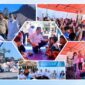 Gubernur NTB, Lalu Muhamad Iqbal didampingi Ketua TP PKK Provinsi NTB, Sinta Agathia Iqbal dan Bupati Lombok Tengah, Lalu Pathul Bahri saat mengunjungi langsung Desa Adat Sade, Dusun Sade, Desa Rembitan, Kecamatan Pujut, Kabupaten Lombok Tengah, pada Rabu (26/8/2026).