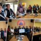Gubernur NTB, Lalu Muhamad Iqbal dan Gubernur Bali, I Wayan Koster bersama rombongan saat turun langsung meninjau dari dekat dampak akibat gempa bumi berkekuatan magnitudo 7,7 di Nusa Tenggara Timur (NTT).