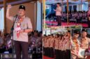 Gubernur NTB, Lalu Muhamad Iqbal saat memimpin Upacara Peringatan Hari Pramuka ke-65 Tingkat Kwarda NTB, di Lapangan Bumi Gora, Kantor Gubernur NTB, Sabtu (29/8/2026).