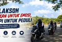 Gunakan klakson secara bijak untuk keselamatan bersama.