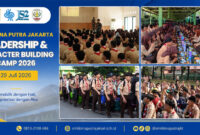 Suasana kegiatan leadership camp yang digelar SMK Bina Putra Kemang dengan tema ‘’Bangun Karakter dan Cinta Tanah Air’’, sebanyak 800 siswa yang digembleng di Yonbekang Kostrad, Cibinong, Kabupaten Bogor, pada 29-31 Juli 2026.