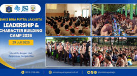 Suasana kegiatan leadership camp yang digelar SMK Bina Putra Kemang dengan tema ‘’Bangun Karakter dan Cinta Tanah Air’’, sebanyak 800 siswa yang digembleng di Yonbekang Kostrad, Cibinong, Kabupaten Bogor, pada 29-31 Juli 2026.