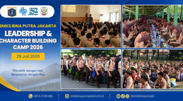 Suasana kegiatan leadership camp yang digelar SMK Bina Putra Kemang dengan tema ‘’Bangun Karakter dan Cinta Tanah Air’’, sebanyak 800 siswa yang digembleng di Yonbekang Kostrad, Cibinong, Kabupaten Bogor, pada 29-31 Juli 2026.