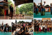 Suasana rangkaian kegiatan Pamer Budaya Provinsi NTB yang digelar Badan Penghubung Daerah NTB, di Anjungan NTB TMII dan di Panggung Budaya TMII, pada Minggu (9/8/2026).