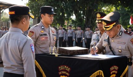 Penandatanganan Berita Acara Serah Terima Jabatan