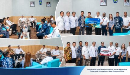 Penyerahan Bantuan Kemanusiaan untuk Korban Gempa Bumi NTT
