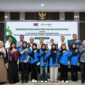 Suasana pose bersama usai penandatangan Perjanjian Kerja Sama (PKS) di Kantor Utama Bank NTB Syariah, Jalan Udayana, Mataram, pada Rabu (19/8/2026).