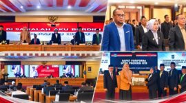 Suasana rapat paripurna DPRD Provinsi NTB, pada Selasa (18/8/2026).
