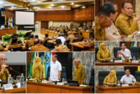 Suasana Rapat Pimpinan (Rapim) Pemprov NTB yang dipimpin Gubernur NTB, Lalu Muhamad Iqbal, didampingi Wagub NTB, Indah Dhamayanti Putri dan Sekda NTB, Abul Chair, di Ruang Rapat Sangkareang, Kantor Gubernur NTB, Senin (24/8/2026).