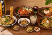 Pesta Rasa Nusantara menghadirkan tujuh menu yang terinspirasi dari hidangan populer berbagai daerah di Indonesia, mulai dari Nasi Campur Bali, Nasi Ayam Taliwang, Nasi Ayam Woku, Nasi Campur Cakalang, Mie Kangkung Jakarta, Tahu Gejrot, hingga Bajigur.