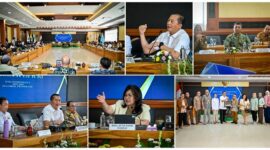Suasana Gubernur NTB, Lalu Muhamad Iqbal saat menerima kunjungan kerja reses Komisi VII DPR RI yang dipimpin Ketua Komisi VII, Saleh Partaonan Daulay bersama rombongan, di Ruang Rapat Tambora, Kantor Gubernur NTB, Selasa (11/8/2026).