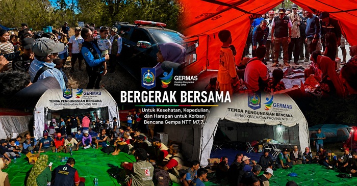 Hingga 25 Agustus 2026 berada di tengah situasi pascagempa Nusa Tenggara Timur (NTT), Tim Kesehatan Nusa Tenggara Barat (NTB) telah memberikan 3.307 layanan kesehatan kepada warga terdampak.