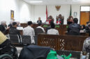 Suasana sidang lanjutan perkara nomor 247/Pid.Sus/2026/PN Ckr dengan terdakwa ST. Rogaya binti H. Rofiun, yang digelar di Pengadilan Negeri (PN) Cikarang, Senin (3/8/2026).