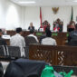 Suasana sidang lanjutan perkara nomor 247/Pid.Sus/2026/PN Ckr dengan terdakwa ST. Rogaya binti H. Rofiun, yang digelar di Pengadilan Negeri (PN) Cikarang, Senin (3/8/2026).