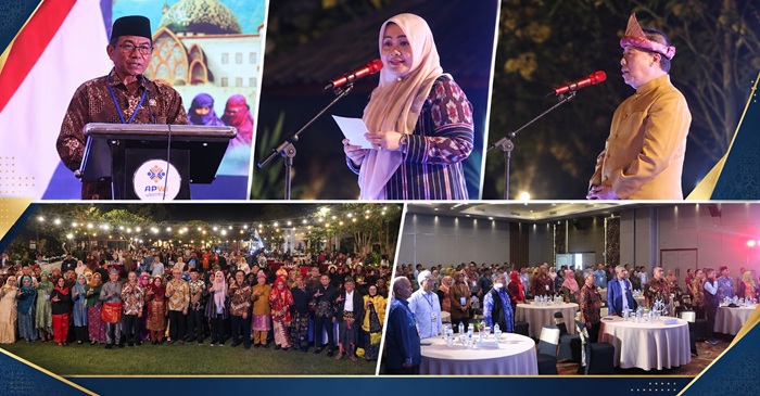 Suasana pembukaan Jamnas APWI IV pada Sabtu pagi, 19 September 2026, hingga Gala Dinner yang digelar pada malam harinya, di Hotel Lombok Garden, Mataram.