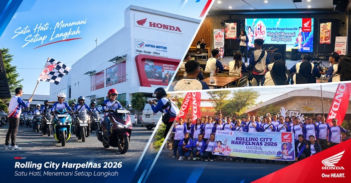Memperingati Hari Pelanggan Nasional (Harpelnas) 2026, Astra Motor NTB menghadirkan apresiasi bagi konsumen melalui kegiatan touring bersama konsumen sebagai bagian dari rangkaian program bertema “Satu Hati, Menemani Setiap Langkah”.