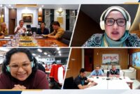 Gubernur NTB, Lalu Muhamad Iqbal saat rapat koordinasi bersama maskapai dan pemangku kepentingan penerbangan melalui konferensi daring dari Mataram, pada Selasa (8/9/2026).