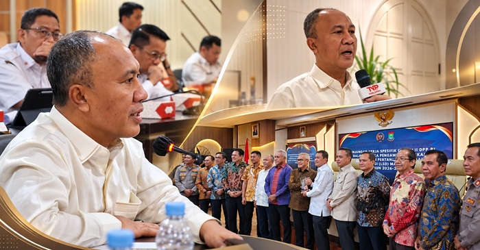 Anggota DPR RI Fraksi NasDem, H. Fauzan Khalid di sela-sela kunjungan kerja Komisi II DPR RI ke Kabupaten Tangerang, Rabu (23/9/2026).