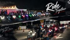Sekitar 150 peserta yang terdiri dari konsumen, pecinta sepeda motor Honda, serta anggota Vario Community Lombok mengikuti kegiatan Honda Vario Evo Night Ride.