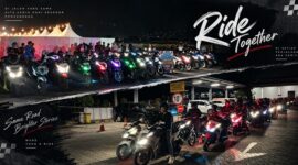 Sekitar 150 peserta yang terdiri dari konsumen, pecinta sepeda motor Honda, serta anggota Vario Community Lombok mengikuti kegiatan Honda Vario Evo Night Ride.