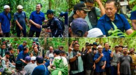 Gubernur NTB, Lalu Muhamad Iqbal saat menemui Gabungan Kelompok Tani (Gapoktan) kawasan Sesaot, pada Selasa (1/9/2026).