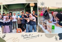 Suasana mahasiswa KKN Kelompok 4 UNW Mataram 2026, di Desa Tempos, Kecamatan Gerung, Kabupaten Lombok Barat.