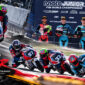 Pebalap binaan PT Astra Honda Motor (AHM), M. Kiandra Ramadhipa jadi pebalap terkencang kedua pada race 1 dan finish posisi keempat pada race dua Moto3 Junior World Championship di MotorLand Aragón, Spanyol, Minggu, 27 September 2026.