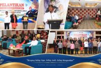 Suasana pelantikan kepengurusan DPW ASLI Provinsi Papua Selatan.