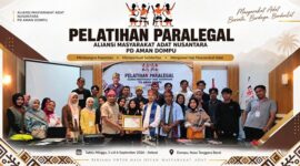 Suasana kegiatan pelatihan paralegal, di Hotel Tursina Dompu, 5-6 September 2026.