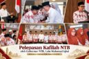 Suasana pelepasan Kafilah NTB oleh Gubernur NTB, Lalu Muhamad Iqbal, di Pendopo Gubernur NTB, Rabu (9/9/2026).