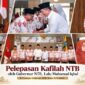 Suasana pelepasan Kafilah NTB oleh Gubernur NTB, Lalu Muhamad Iqbal, di Pendopo Gubernur NTB, Rabu (9/9/2026).