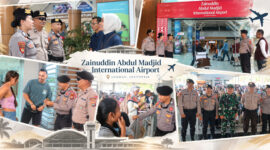 Polda NTB mulai memperkuat langkah preventif di sejumlah titik strategis menjelang pelaksanaan MotoGP Mandalika 2026, termasuk di kawasan Bandara Internasional Zainuddin Abdul Majid (BIZAM) Lombok, melalui patroli Subsatgas Obvit Ops Cipta Mandalika Rinjani 2026, pada Rabu (30/9/2026).