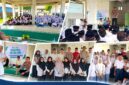 Kapolsek Kopang, AKP Muh. Zulmajdi, SH., saat menyampaikan edukasi mengenai stop bullying melalui program Police Goes to School di Yayasan Pondok Pesantren Mambaussa'adatain NW, Desa Bebuak, Kecamatan Kopang, Kabupaten Lombok Tengah.