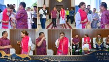 Gubernur NTB, Lalu Muhamad Iqbal saat menyambut kedatangan Putri Mahkota Swedia, Victoria Ingrid Alice Desiree di Bandara Internasional Zainuddin Abdul Madjid (BIZAM) Lombok, Sabtu (5/9/2026).