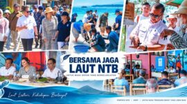 Suasana Putri Mahkota Swedia, Victoria Ingrid Alice Désirée saat mengunjungi Gili Meno, Kabupaten Lombok Utara, Provinsi NTB, Minggu (6/9/2026).