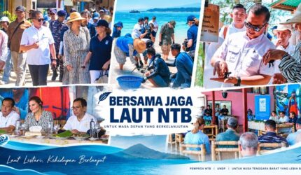 Putri Victoria Lepas Tukik di Gili Meno