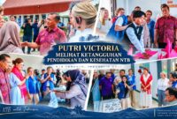 Didampingi Gubernur NTB, Lalu Muhamad Iqbal dan rombongan UNDP, Putri Mahkota Swedia Victoria Ingrid Alice Désirée meninjau langsung perkembangan pendidikan dan pelayanan kesehatan masyarakat di Kecamatan Pemenang, Kabupaten Lombok Utara, pada Sabtu (5/9/2026).
