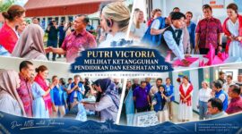 Didampingi Gubernur NTB, Lalu Muhamad Iqbal dan rombongan UNDP, Putri Mahkota Swedia Victoria Ingrid Alice Désirée meninjau langsung perkembangan pendidikan dan pelayanan kesehatan masyarakat di Kecamatan Pemenang, Kabupaten Lombok Utara, pada Sabtu (5/9/2026).