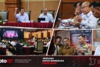 Suasana Rapat Koordinasi Persiapan Penyelenggaraan MotoGP Pertamina Grand Prix of Indonesia 2026, di Hotel Lombok Raya Mataram, Senin (14/9/2026).
