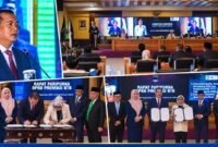 Suasana Rapat Paripurna DPRD Provinsi NTB, di Ruang Sidang DPRD NTB, Jumat (4/9/2026).