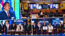Suasana Rapat Paripurna DPRD Provinsi NTB, di Ruang Sidang DPRD NTB, Jumat (4/9/2026).