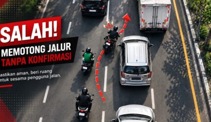 Salah Memotong Jalur Saat Berkendara