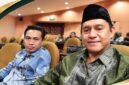 Samianto (kiri) dan SB Hamid (kanan) saat menghadiri Simposium Nasional 60 Tahun KAHMI bertema “KAHMI untuk Kedaulatan Bangsa” yang digelar di Gedung Nusantara V MPR/DPR/DPD RI, Kompleks Parlemen Senayan, Jakarta, 9–10 September 2026.