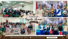 Suasana seminar safety riding bertajuk “Secangkir Kopi Sejuta Mimpi” yang digelar Astra Motor NTB, di Aula Universitas Gunung Rinjani, Kamis (17/9/2026).