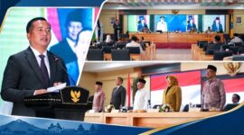 Suasana Rapat Paripurna DPRD NTB, di Ruang Rapat Utama Kantor Gubernur NTB, Rabu (16/9/2026), yang dipimpin Wakil Ketua DPRD NTB, H. Muzihir.