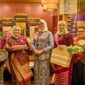 Ketua Dekranasda Provinsi NTB, Sinta Agathia Iqbal (tengah) pose di Paviliun NTB dalam ajang KRIYANUSA 2026 yang berlangsung pada tanggal 26–30 September 2026 di JICC Senayan, Jakarta Pusat.
