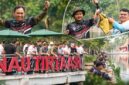 Suasana ratusan peserta saat memadati area pemancingan di Danau Tirta Asri, Akademi TNI, Cilangkap, Jakarta Timur, Minggu (27/9/2026), dalam gelaran Strike Nusantara 2026, yang menjadi bagian dari rangkaian peringatan HUT ke-81 TNI.